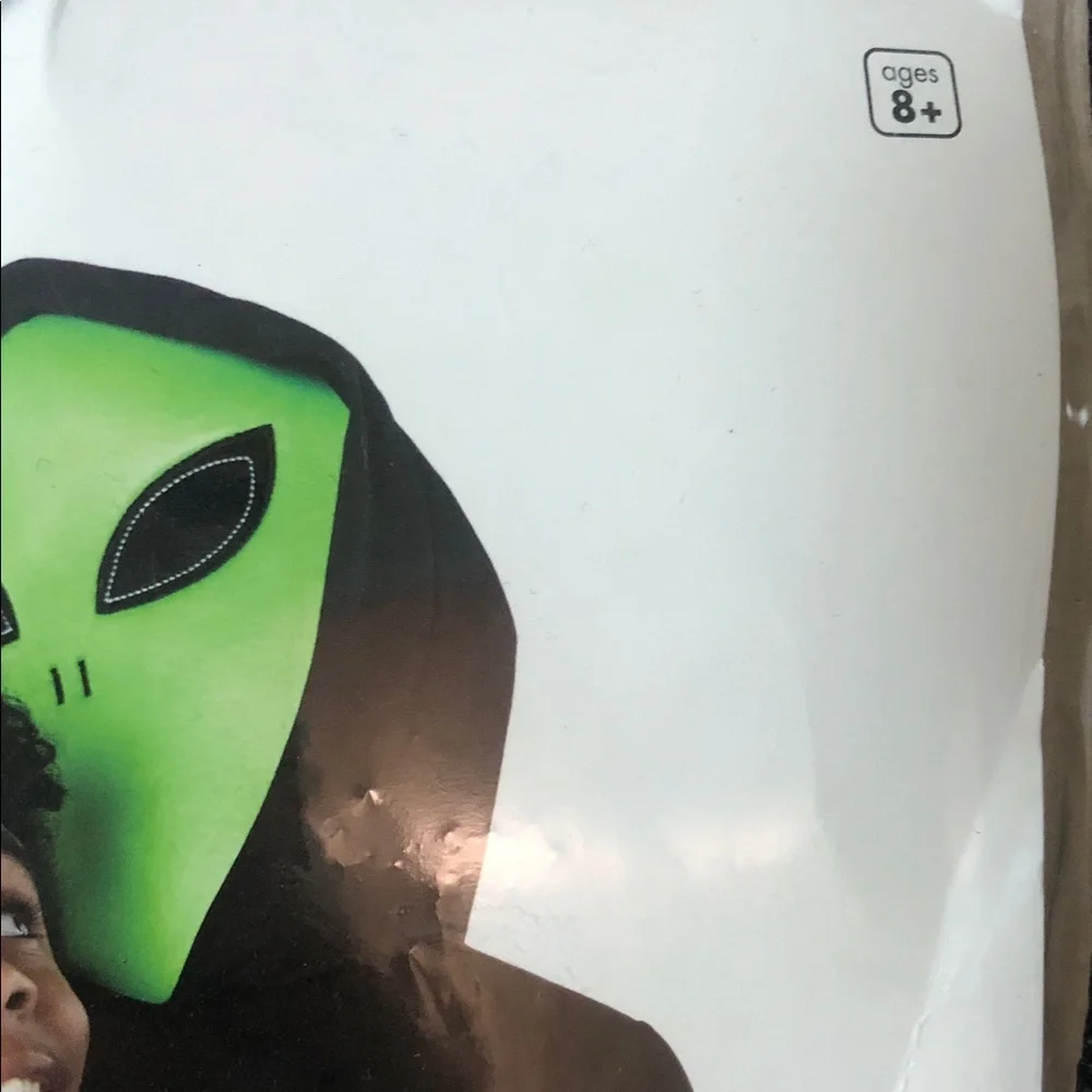Spirit Close Encounter Kids Costume - Green and Black Alien - Picture 3 of 3